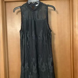 Grey womens lace dress xl tea victorian